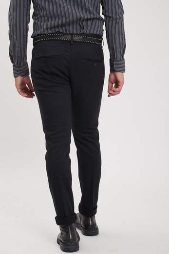 DONDUP PANTALONI GAUBERT SLIM IN LANA