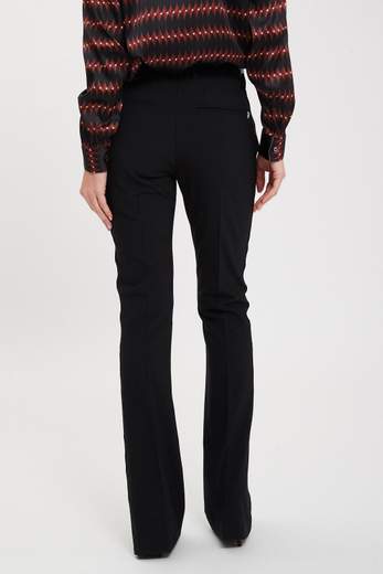 DONDUP PANTALONE LEXI A ZAMPA IN LANA