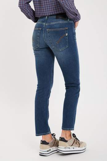DONDUP JEANS DAILA SLIM IN DENIM STRETCH