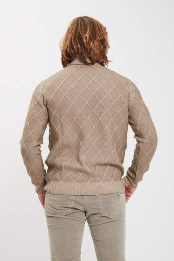 H953 MAGLIA DOLCEVITA ROMBI
