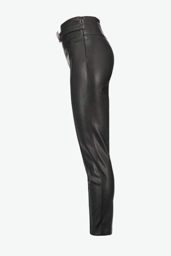PINKO CAMPUS PANTALONE SIMILPELLE