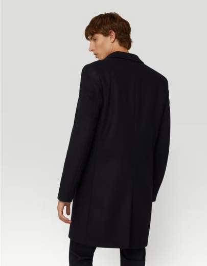 DONDUP CAPPOTTO MONOPETTO IN PANNO