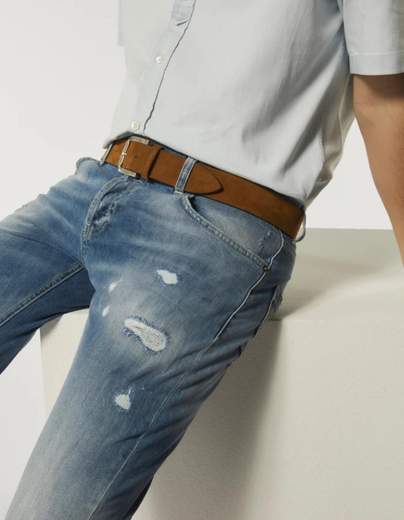 DONDUP JEANS MIUS SLIM IN DENIM STRETCH
