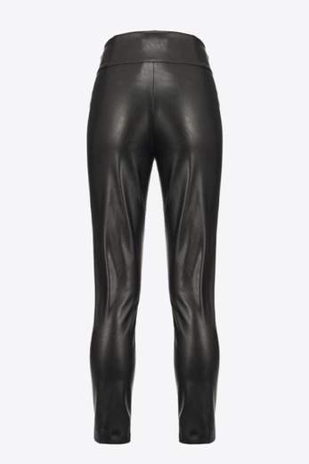 PINKO CAMPUS PANTALONE SIMILPELLE