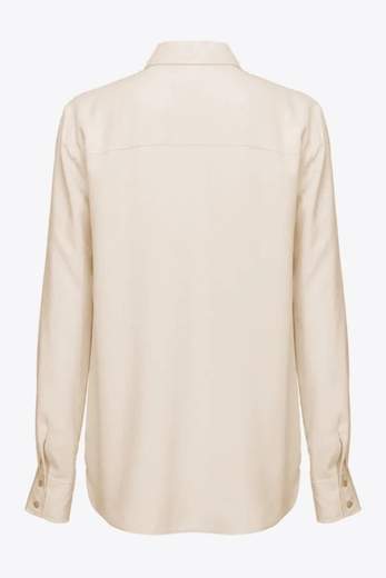 PINKO SMORZARE 37 CAMICIA CREPE