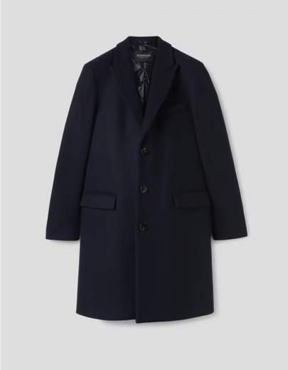 DONDUP CAPPOTTO MONOPETTO IN PANNO