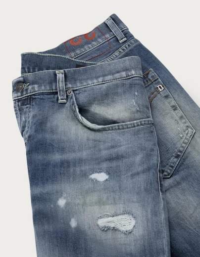 DONDUP JEANS MIUS SLIM IN DENIM STRETCH