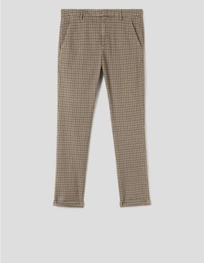 DONDUP PANTALONE GAUBERT SLIM IN CHECK