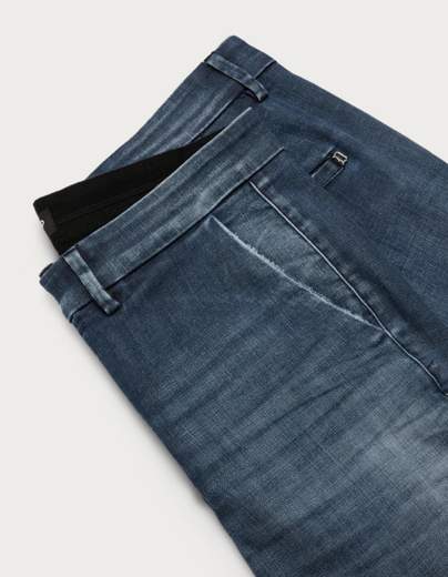 DONDUP PANTALONE PABLO REGULAR IN DENIM STRETCH