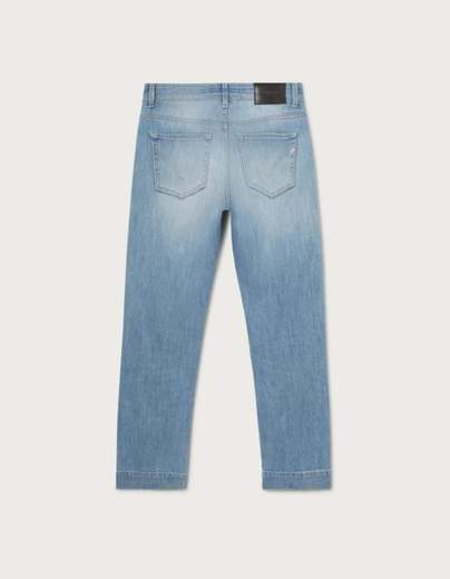 DONDUP JEANS ROSE SLIM IN DENIM STRETCH