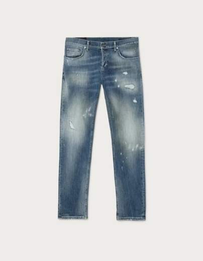DONDUP JEANS MIUS SLIM IN DENIM STRETCH