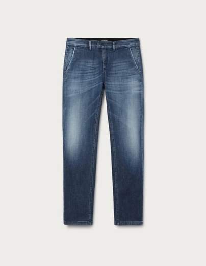 DONDUP PANTALONE PABLO REGULAR IN DENIM STRETCH