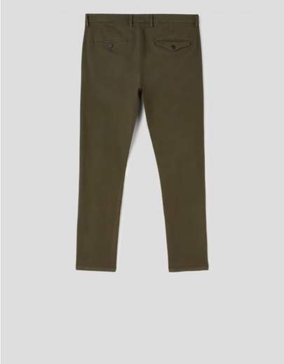 DONDUP PANTALONE JOE CARROT IN GABARDINA