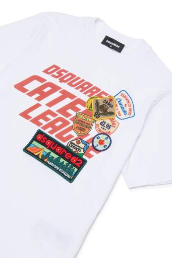 DSQUARED2 KIDS T-SHIRT M/M UNISEX BAMBINO