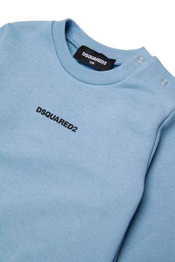 DSQUARED2 KIDS FELPA GIROCOLLO NEONATO