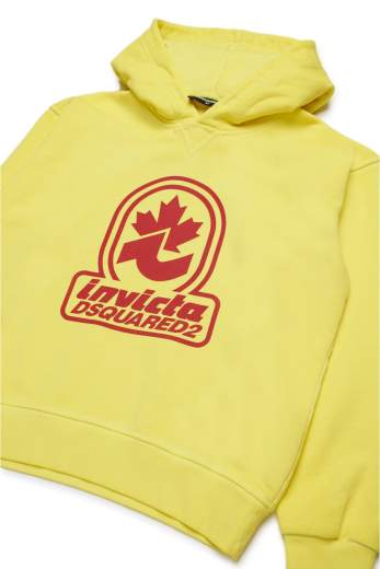 DSQUARED2 KIDS FELPA CAPPUCCIO BIMBO