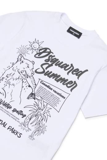 DSQUARED2 KIDS T-SHIRT UNISEX BAMBINO