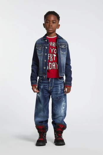 DSQUARED2 KIDS JEANS UNISEX BAMBINO