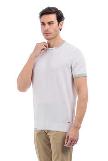 MARKUP T-SHIRT CON BORDINO UOMO