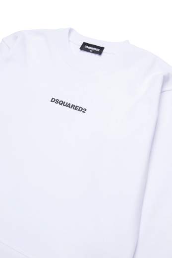 DSQUARED2 KIDS FELPA GIROCOLLO UNISEX