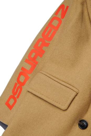 DSQUARED2 KIDS CAPPOTTO CAPPUCCIO BIMBO