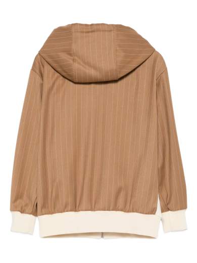 YES LONDON KIDS FELPA ZIP CAPPUCCIO BIMBO