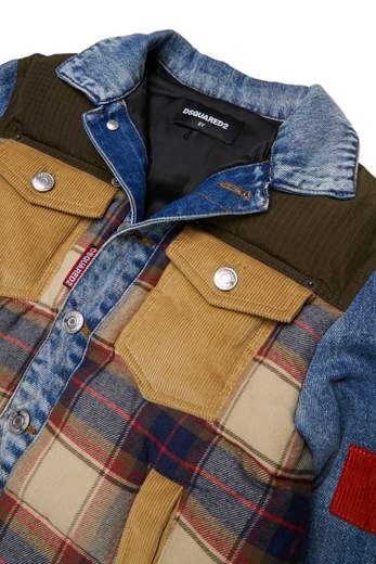 DSQUARED2 KIDS GIUBBOTTO DENIM UNISEX BAMBINO