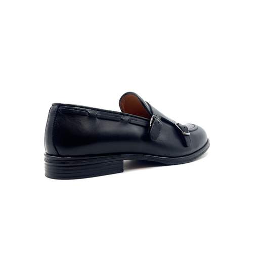 IDEA MODA MOCASSINO DOPPIA FIBBIA UOMO