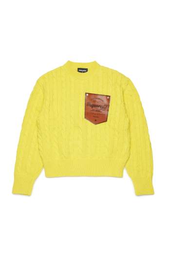 DSQUARED2 KIDS MAGLIA GIROCOLLO UNISEX