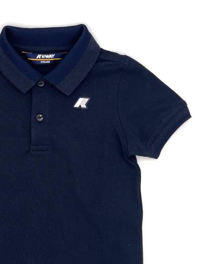 K-WAY KIDS POLO CONTRASTO BIMBO