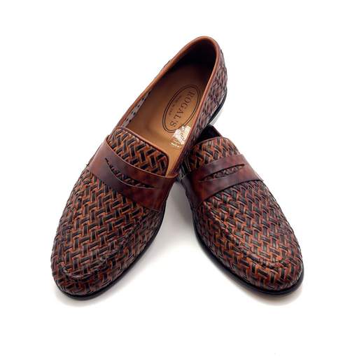 ROGAL'S MOCASSINO INTRECCIATO UOMO