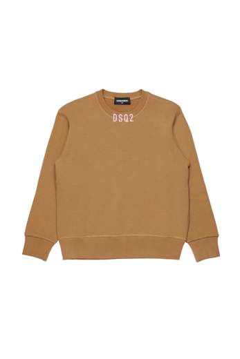 DSQUARED2 KIDS FELPA GIROCOLLO UNISEX BAMBINO