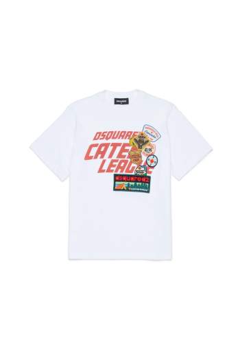DSQUARED2 KIDS T-SHIRT M/M UNISEX BAMBINO