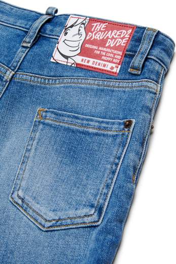 DSQUARED2 KIDS BERMUDA JEANS BIMBO