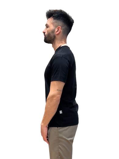 LABELROUTE T-SHIRT CON BORDINO UOMO