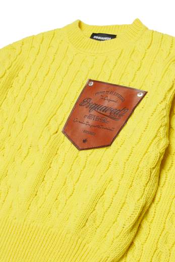 DSQUARED2 KIDS MAGLIA GIROCOLLO UNISEX