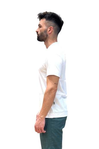 LABELROUTE T-SHIRT CON BORDINO UOMO