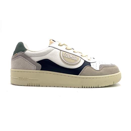 White/navy/sage green