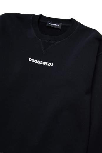 DSQUARED2 KIDS FELPA GIROCOLLO UNISEX