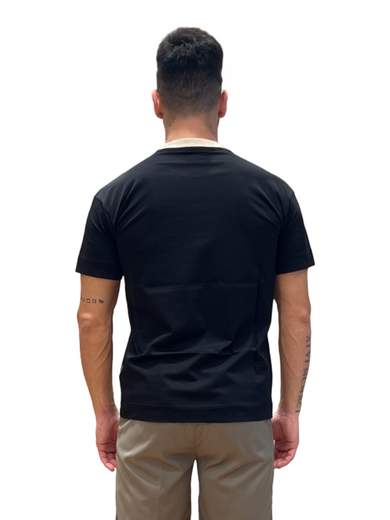 LABELROUTE T-SHIRT CON BORDINO UOMO