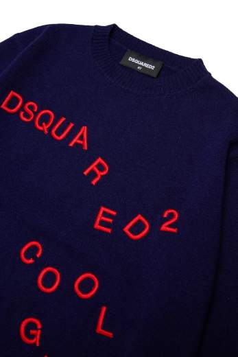 DSQUARED2 KIDS MAGLIA GIROCOLLO BIMBA/DONNA