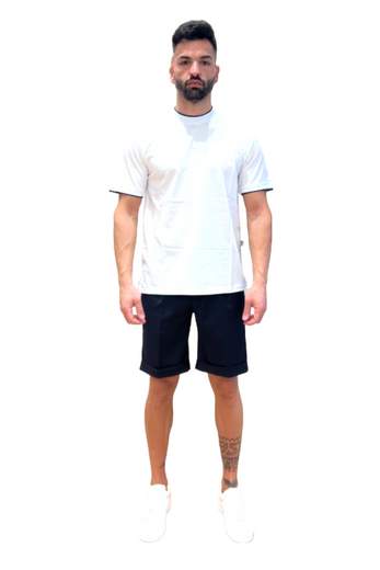 LABELROUTE T-SHIRT CON BORDINO UOMO