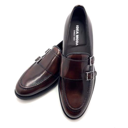 IDEA MODA MOCASSINO DOPPIA FIBBIA UOMO