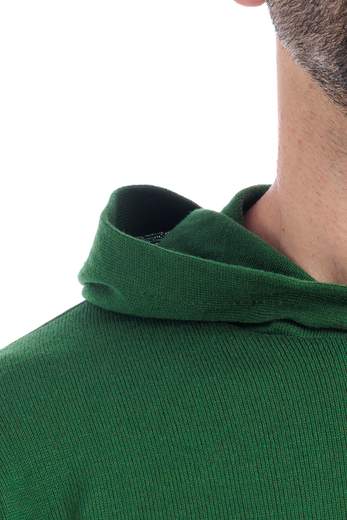 ROBERTO PEPE LUXURY MAGLIA CON CAPPUCCIO UOMO