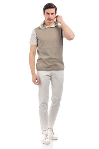 ROBERTO PEPE LUXURY MAGLIA CAPPUCCIO UOMO