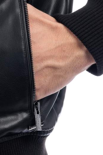 MARKUP GIUBBOTTO ECOPELLE UOMO