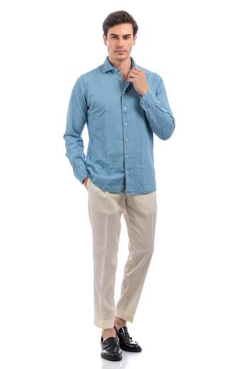 ALTEMFLOWER CAMICIA DENIM UOMO