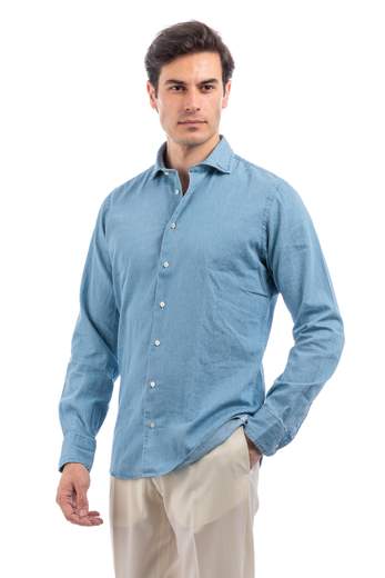 ALTEMFLOWER CAMICIA DENIM UOMO