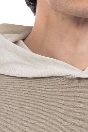 ROBERTO PEPE LUXURY MAGLIA CAPPUCCIO UOMO
