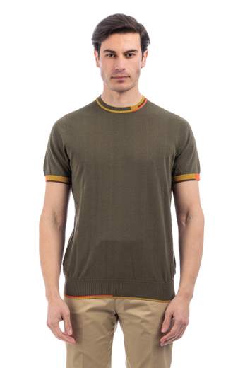 MARKUP T-SHIRT CON BORDINO UOMO
